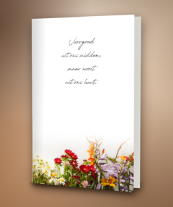 Panorama veldbloemen