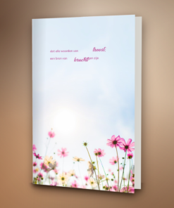 Veldbloemen roze