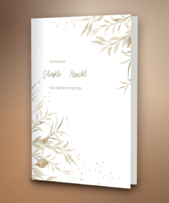 Aquarel bladeren groen