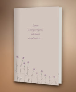Droogbloemen paars